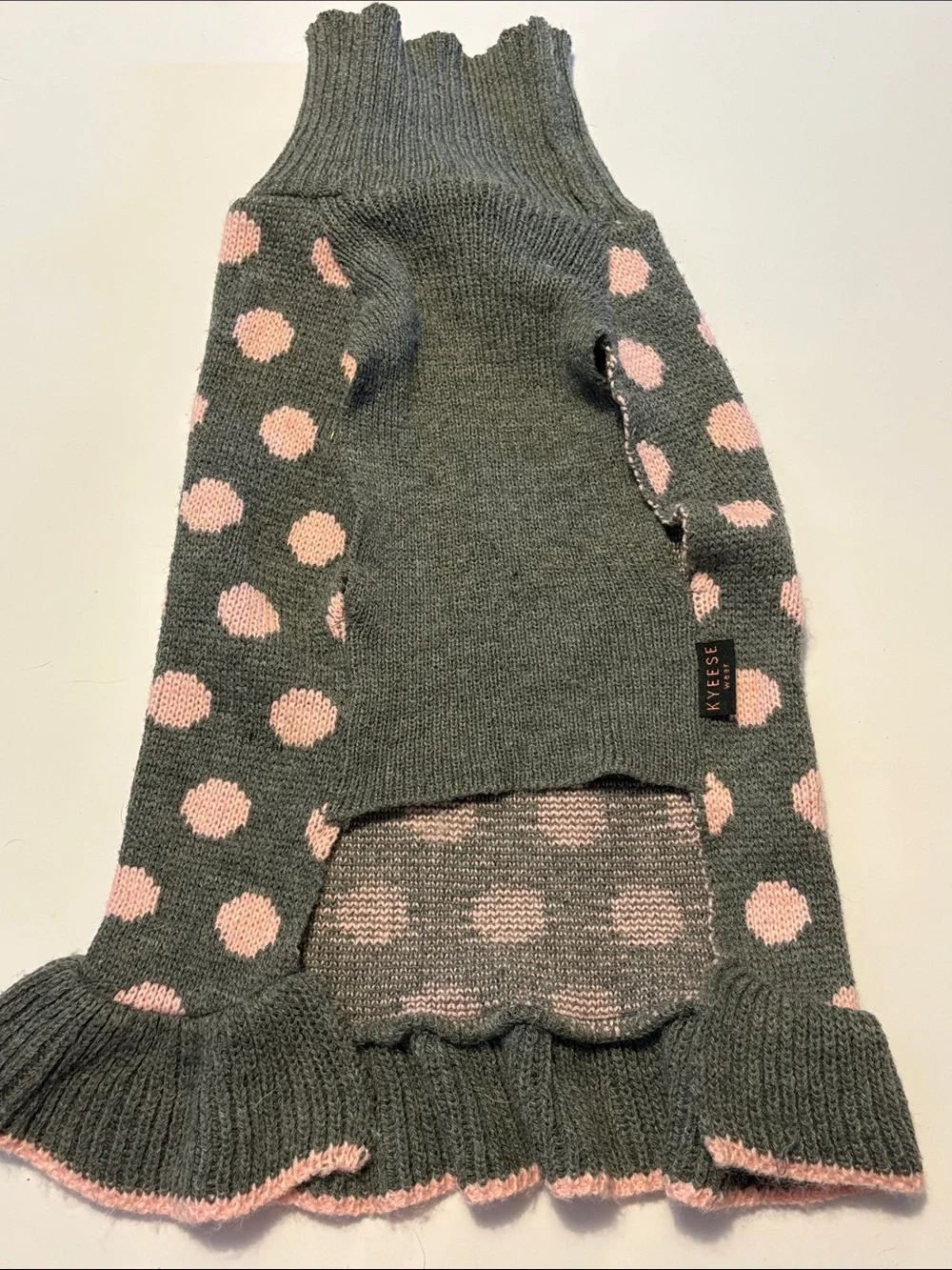 Dog clothes- misc. random lot of 7 pieces- dog coats Santa dress hat some Kyeese